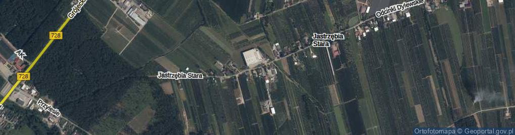Zdjęcie satelitarne Jastrzębia Stara ul.